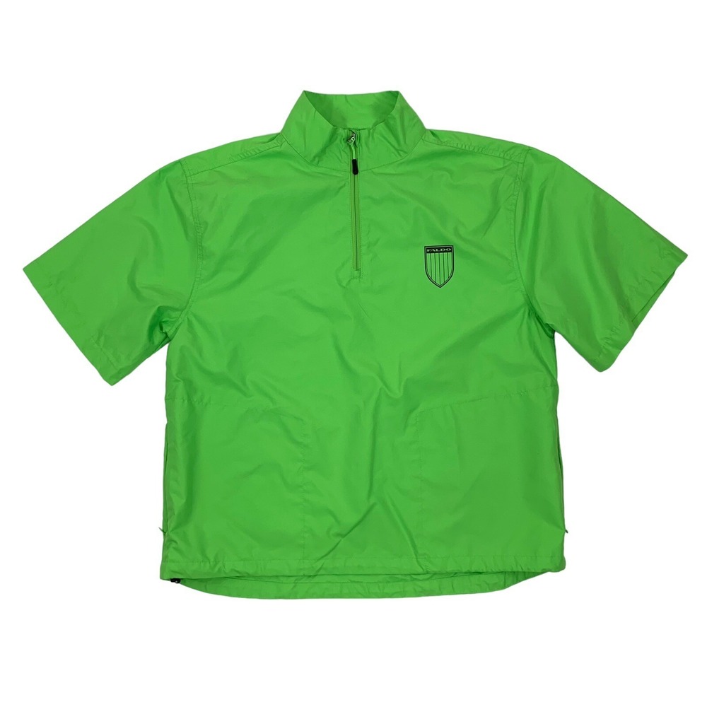 Faldo Short Sleeve Shirt‎ Medium Gray Golf Polo Casual
